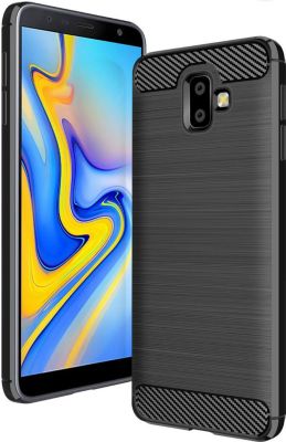 Coque XEPTIO Samsung Galaxy J6 PLUS 2018 carbone noir Coque XEPTIO Samsung Galaxy J6 PLUS 2018 carbone noir