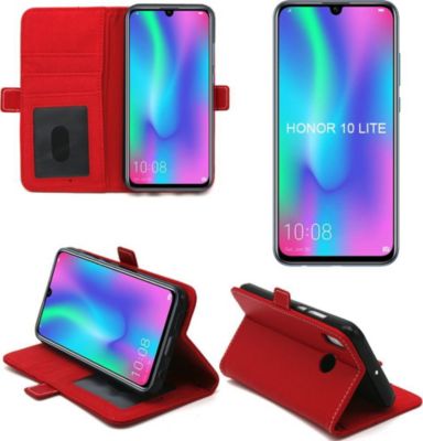 Housse XEPTIO Honor 10 LITE portefeuille rouge