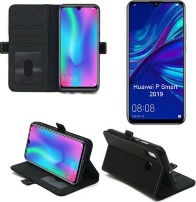 Housse XEPTIO Huawei P Smart 2019 portefeuille noir