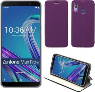 Housse XEPTIO ASUS ZenFone Max Pro M1 Etui violet Slim Housse XEPTIO ASUS ZenFone Max Pro M1 Etui violet Slim