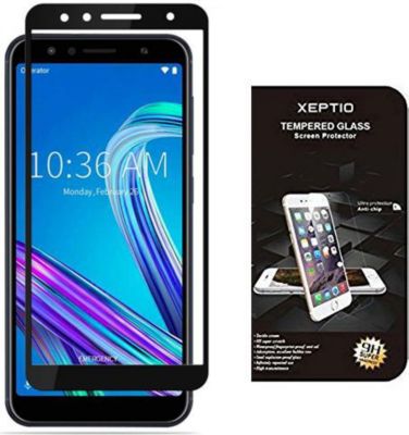 Protège écran XEPTIO ASUS ZenFone Max Pro M1 vitre noir