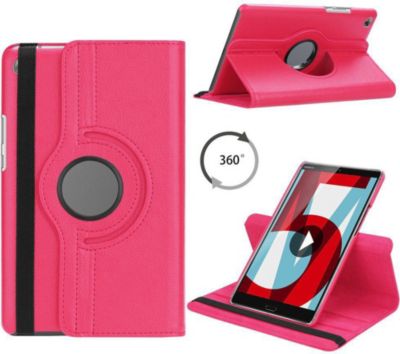 Housse XEPTIO HUAWEI MediaPad M5 8,4 Etui rotatif rose