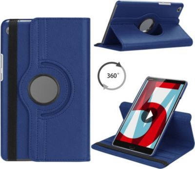 Housse XEPTIO HUAWEI MediaPad T5 10 Etui rotatif bleu Housse XEPTIO HUAWEI MediaPad T5 10 Etui rotatif bleu