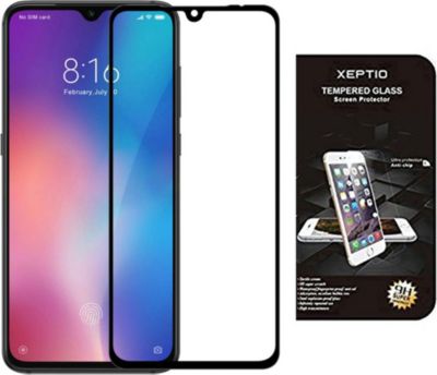 Protège écran XEPTIO Xiaomi Mi 9 (Mi9) vitre noir Protège écran XEPTIO Xiaomi Mi 9 (Mi9) vitre noir
