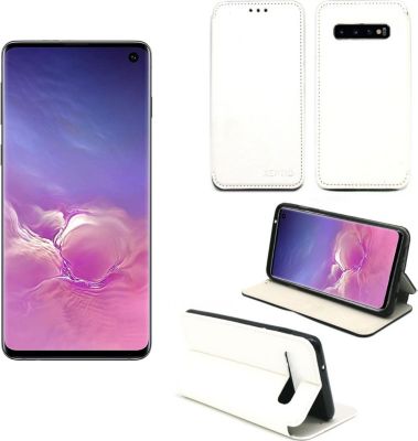 Housse XEPTIO Samsung Galaxy S10 Etui blanc Slim Housse XEPTIO Samsung Galaxy S10 Etui blanc Slim