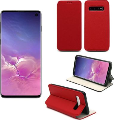 Housse XEPTIO Samsung Galaxy S10 Etui rouge Slim