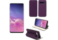 Housse XEPTIO Samsung Galaxy S10 Etui violet Slim