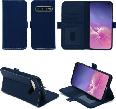 Housse XEPTIO Samsung Galaxy S10 portefeuille bleu