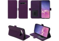 Housse XEPTIO Samsung Galaxy S10 portefeuille violet