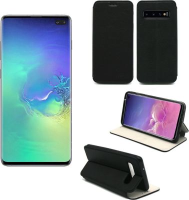Housse XEPTIO Samsung Galaxy S10+ Etui noir Slim