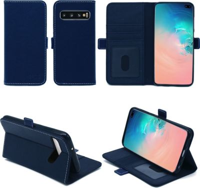 Housse XEPTIO Samsung Galaxy S10+ portefeuille bleu