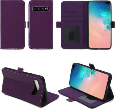 Housse XEPTIO Samsung Galaxy S10+ portefeuille violet