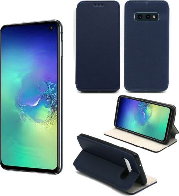Housse XEPTIO Samsung Galaxy S10E Etui bleu Slim
