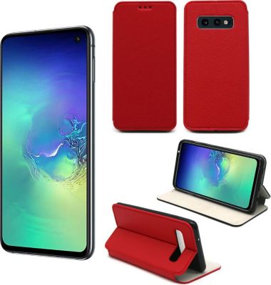 Housse XEPTIO Samsung Galaxy S10E Etui rouge Slim