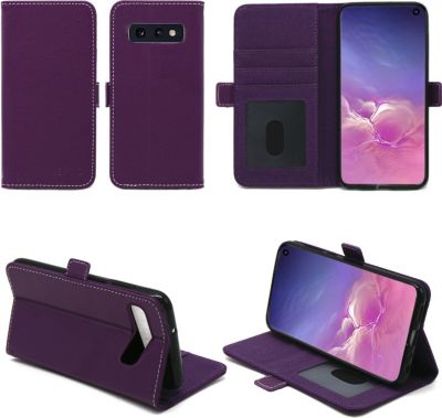 Housse XEPTIO Samsung Galaxy S10E portefeuille violet