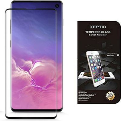 Protège écran XEPTIO Samsung Galaxy S10E gel tpu et full noir