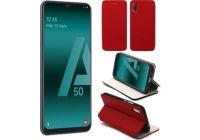 Housse XEPTIO Samsung Galaxy A50 Etui rouge Slim