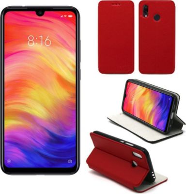 Housse XEPTIO Xiaomi Redmi Note 7 Etui rouge Slim
