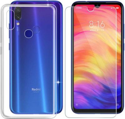 Protège écran XEPTIO Xiaomi Redmi Note 7 gel tpu et vitre Protège écran XEPTIO Xiaomi Redmi Note 7 gel tpu et vitre