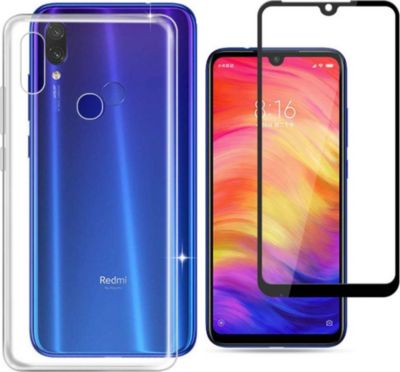 Protège écran XEPTIO Xiaomi Redmi Note 7 gel tpu et full noir Protège écran XEPTIO Xiaomi Redmi Note 7 gel tpu et full noir