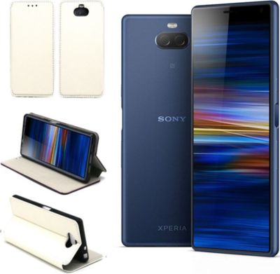 Housse XEPTIO Sony Xperia 10 Etui blanc Slim