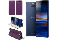 Housse XEPTIO Sony Xperia 10 Etui violet Slim