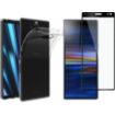 Protège écran XEPTIO Sony Xperia 10 Plus gel tpu et full noir