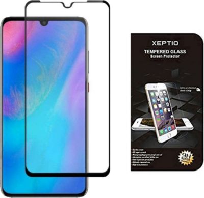 Protège écran XEPTIO Huawei P30 vitre noir Protège écran XEPTIO Huawei P30 vitre noir