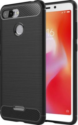 Coque XEPTIO Xiaomi Redmi 6 carbone noir