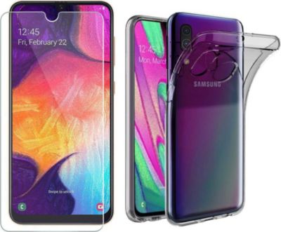 Protège écran XEPTIO Samsung Galaxy A40 gel tpu et vitre