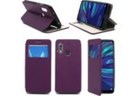 Housse XEPTIO Huawei Y7 2019 Etui violet Slim