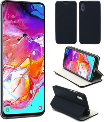 Housse XEPTIO Samsung Galaxy A70 Etui bleu Slim
