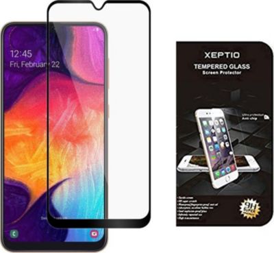 Protège écran XEPTIO Samsung Galaxy A70 vitre noir Protège écran XEPTIO Samsung Galaxy A70 vitre noir