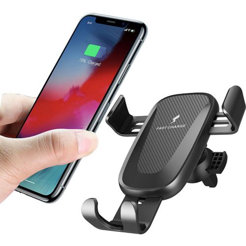 Chargeur induction XEPTIO Station charge voiture Apple iPhone XS