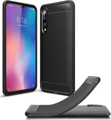 Coque XEPTIO Xiaomi Mi 9 SE (Mi9 SE)  carbone noir Coque XEPTIO Xiaomi Mi 9 SE (Mi9 SE)  carbone noir