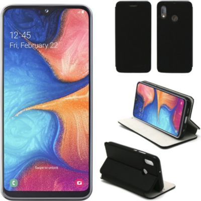 Housse XEPTIO Samsung Galaxy A20E Etui noir