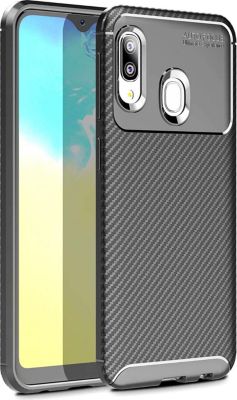 Coque XEPTIO Samsung Galaxy A20E brossée noire Coque XEPTIO Samsung Galaxy A20E brossée noire