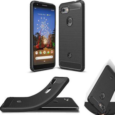 Coque XEPTIO Google Pixel 3A carbone noir Coque XEPTIO Google Pixel 3A carbone noir