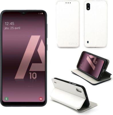 Housse XEPTIO Samsung Galaxy A10 Etui blanc Slim