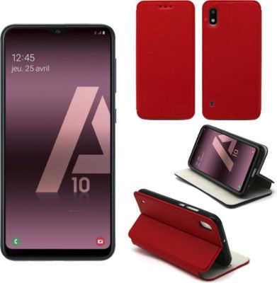 Housse XEPTIO Samsung Galaxy A10 Etui rouge Slim Housse XEPTIO Samsung Galaxy A10 Etui rouge Slim