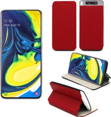 Housse XEPTIO Samsung Galaxy A80 Etui rouge Slim Housse XEPTIO Samsung Galaxy A80 Etui rouge Slim