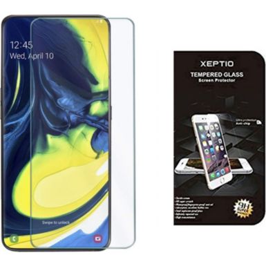 Protège écran XEPTIO Samsung Galaxy A80 verre trempé