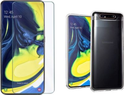 Protège écran XEPTIO Samsung Galaxy A80 gel tpu et vitre Protège écran XEPTIO Samsung Galaxy A80 gel tpu et vitre