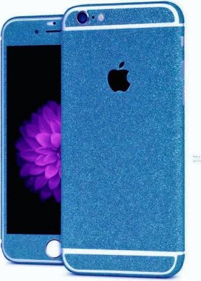 Sticker SHOT CASE Sticker IPHONE SE Paillettes BLEU ROI