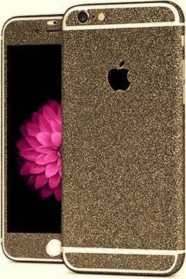 Sticker SHOT CASE Sticker IPHONE SE Paillettes MARRON