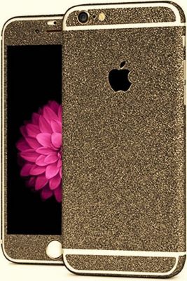 Sticker SHOT CASE Sticker IPHONE SE Paillettes MARRON