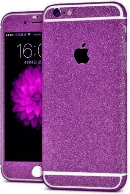 Sticker SHOT CASE Sticker IPHONE SE Paillettes VIOLET