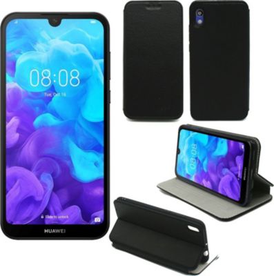 Housse XEPTIO Huawei Y5 2019 Etui noir Housse XEPTIO Huawei Y5 2019 Etui noir