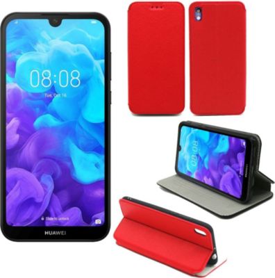 Housse XEPTIO Huawei Y5 2019 Etui rouge Slim Housse XEPTIO Huawei Y5 2019 Etui rouge Slim