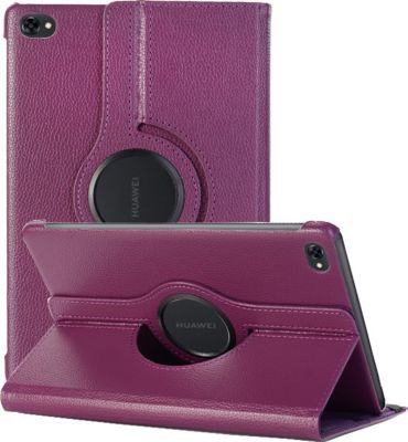 Housse XEPTIO Huawei Mediapad M5 Lite rotatif violet Housse XEPTIO Huawei Mediapad M5 Lite rotatif violet
